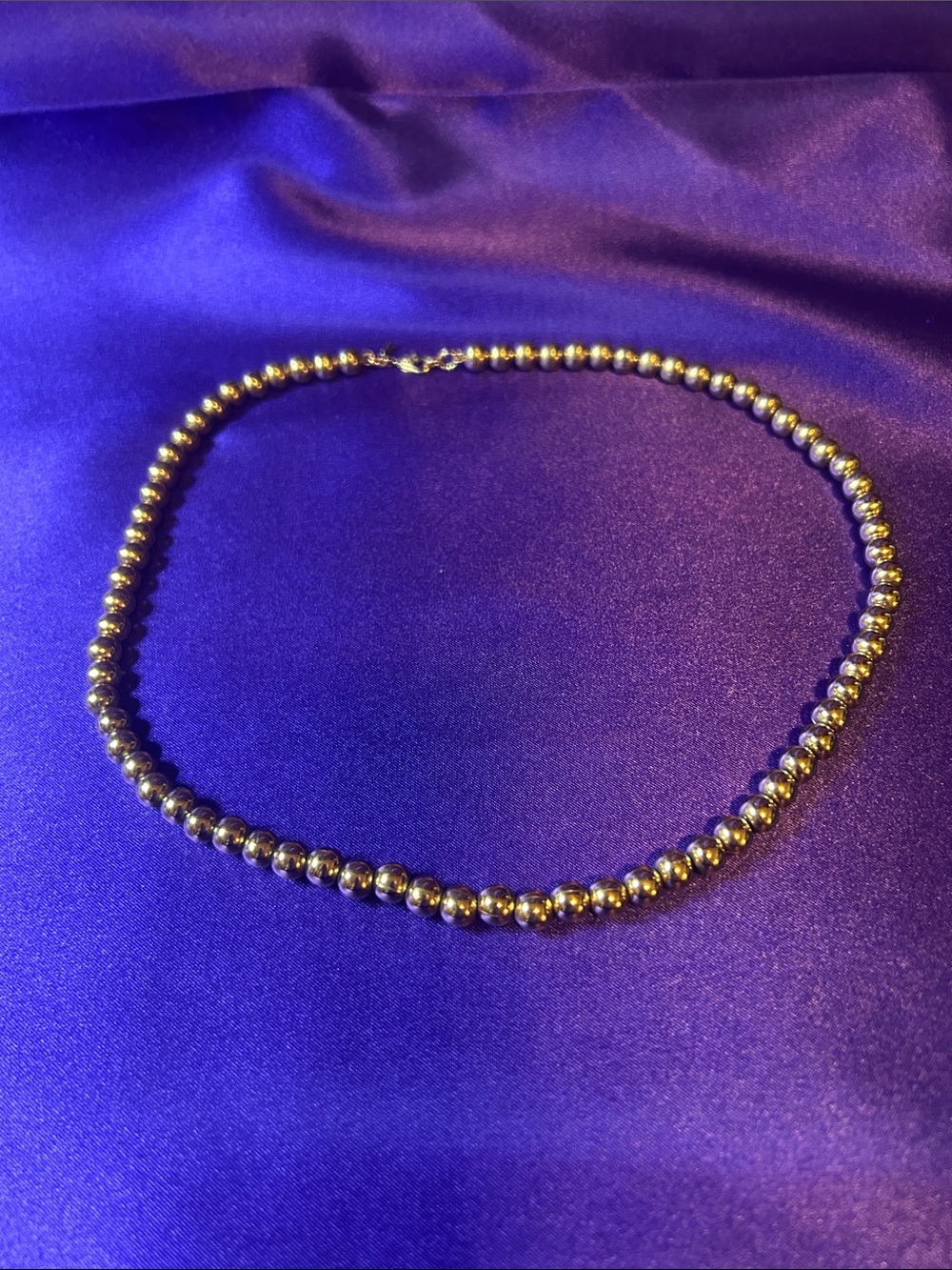 Monet Gold Beaded Necklace - Elegant Women's Jewelry - Picture 2 of 6